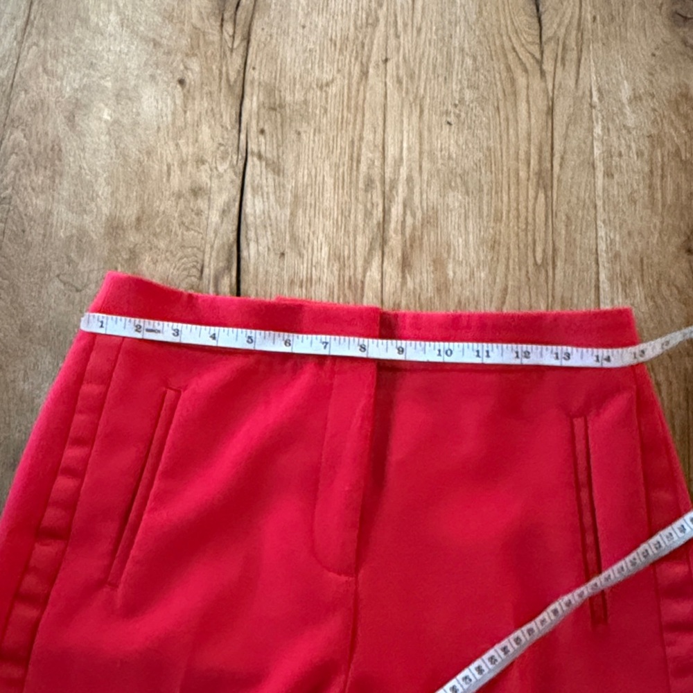 Zara Vibrant Red Trousers - Picture 5 of 7